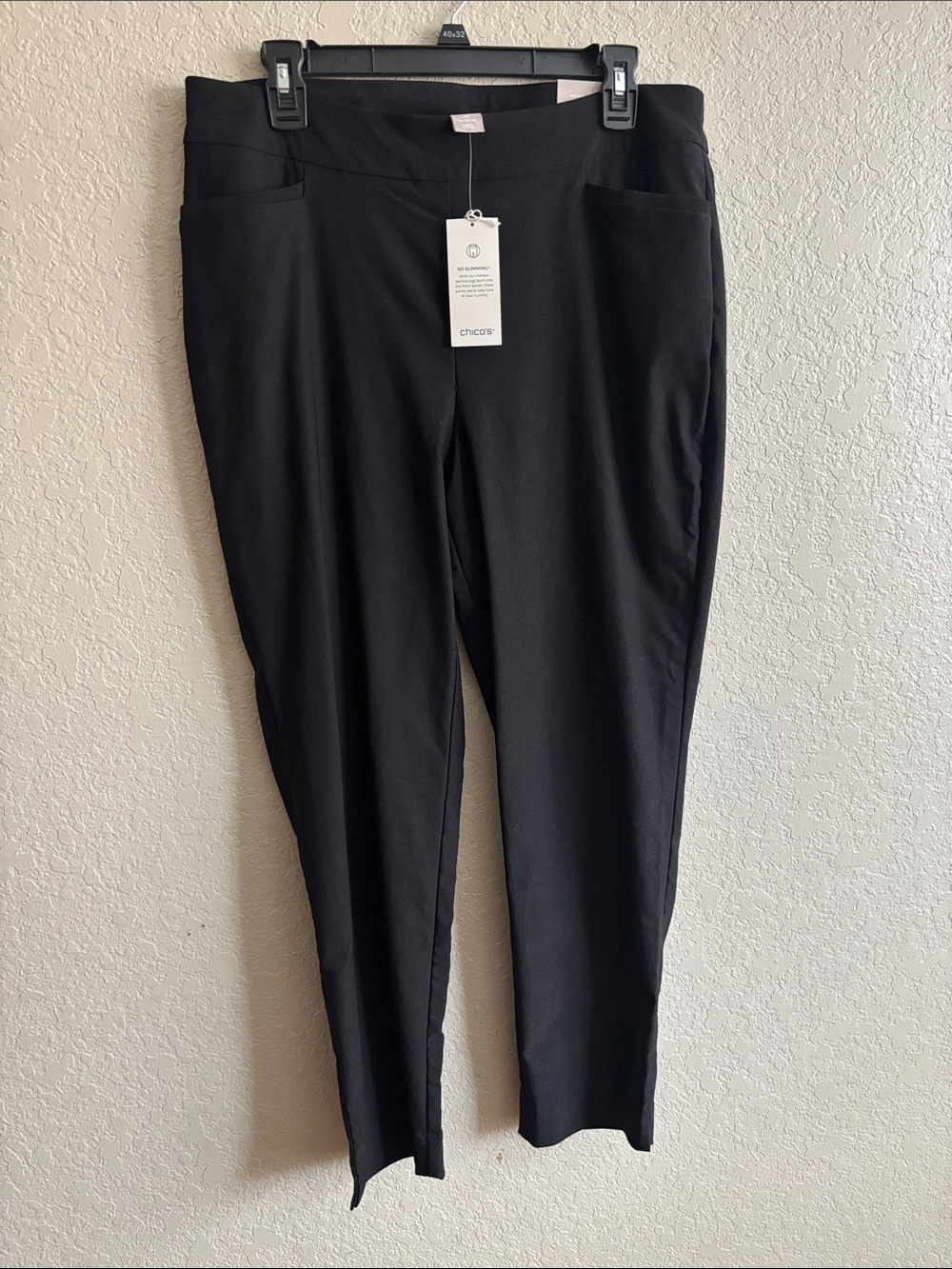 NWT Chico's Black So Slimming Ponte Pants